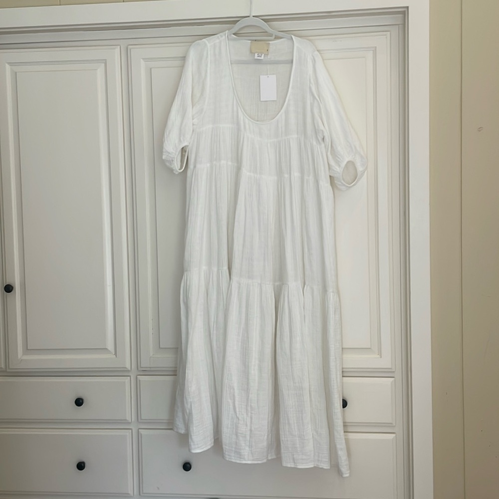 Anaak white maxi dress
